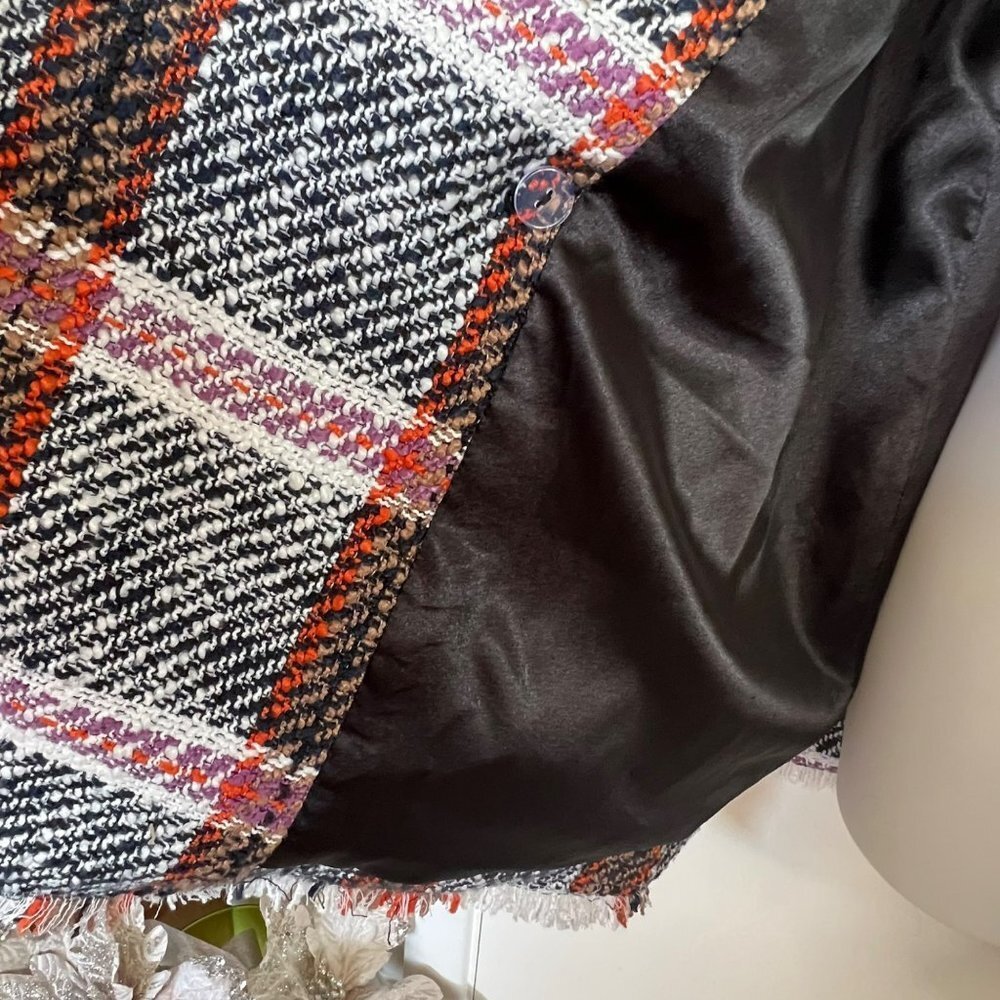 NWOT ANTHRO EVA FRANKO “CARRIE” DOUBLE BREASTED PLAID JACKET - Picture 14 of 15